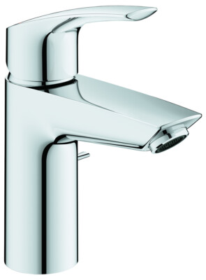 GROHE Waschtischbatterie Eurosmart S-Size mit Zugstangen-Ablaufgarnitur chrom
