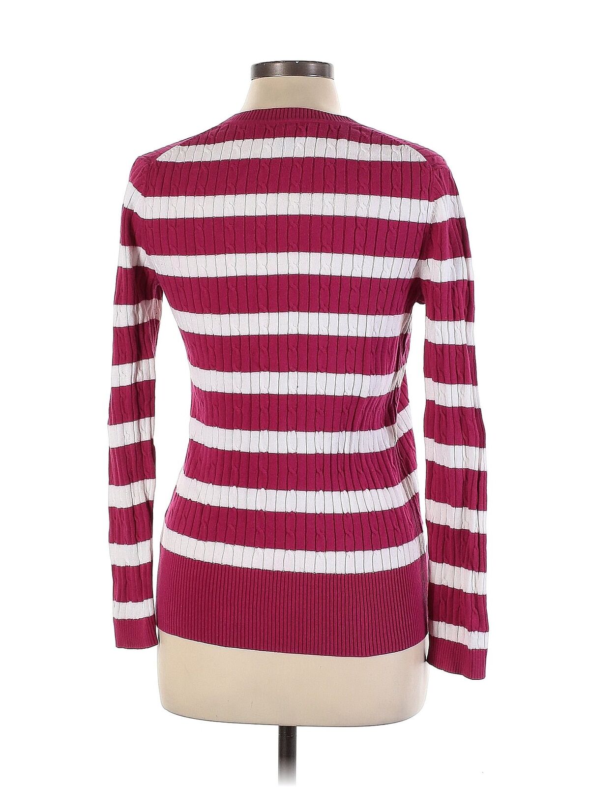 Tommy Hilfiger Women Red Pullover Sweater L - image 2