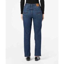 Levi's Denizen Women Dark High-Rise Ankle Straight Jeans