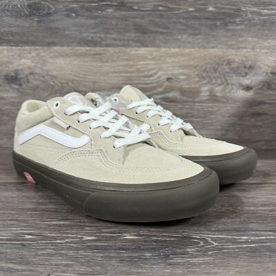Vans Men Shoes Sneakers Rowan Pro Oatmeal Gum Skateboard Lace Up Size 7.5