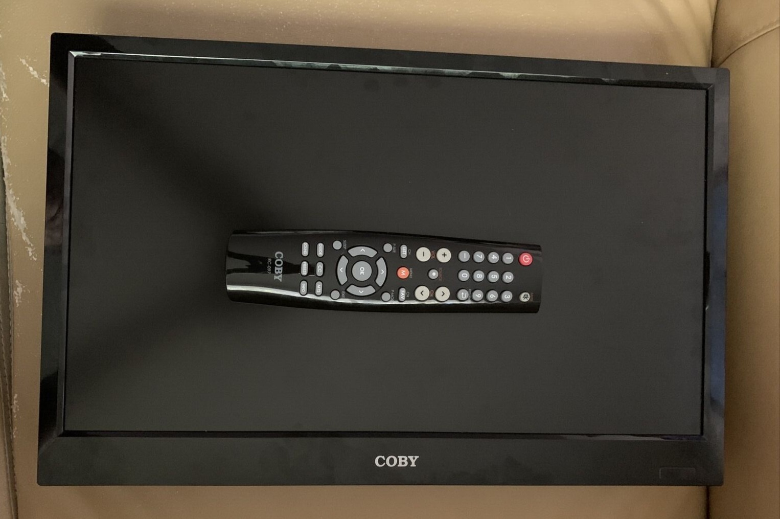 Coby Ledtv1526 19 Inch Hd Tv Monitor Black With Tv Control Remote Not Stand Ebay