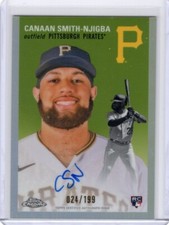 2023 Topps Chrome Platinum Rookie RC Canaan Smith-Njigba Auto Refractor /199