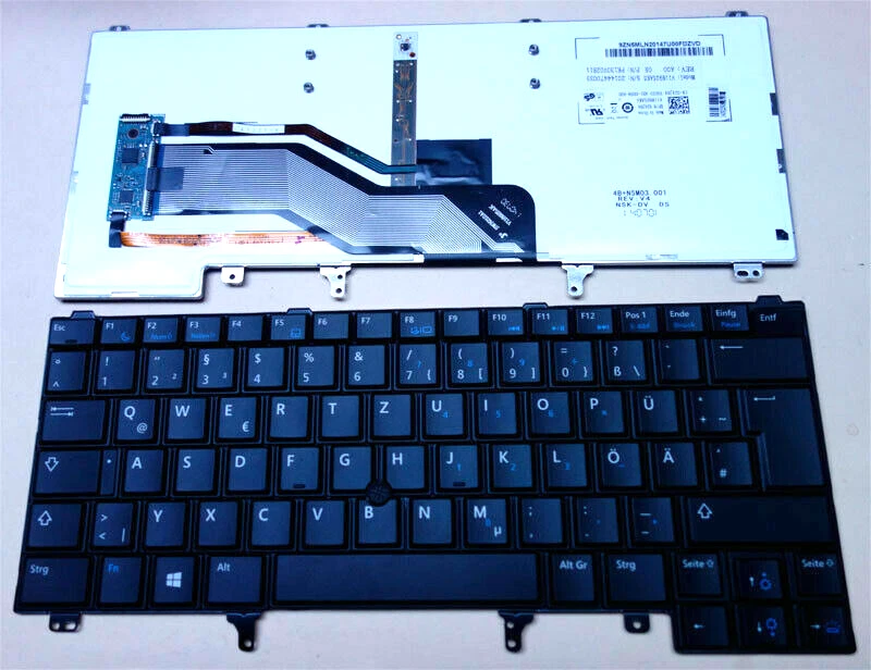 UNTERSCHIEDLICH original Tastatur Dell Latitude E5420 E6220 E6230 LED Backlit Beleuchtet Light