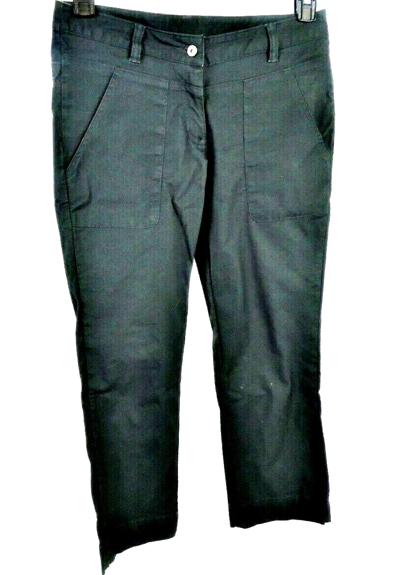 Pantaloni Merrell donna taglia 2 cropped verde bosco casual comodi sport outdoor