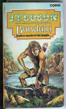 BUNDUKI by JT Edson, British Corgi pbo Tarzan type jungle pulp vintage pb