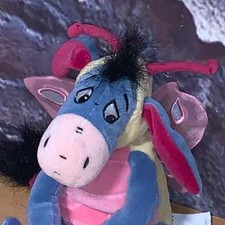 Walt Disney Store Butterfly Eeyore Easter 2000 Beanie Stuffed