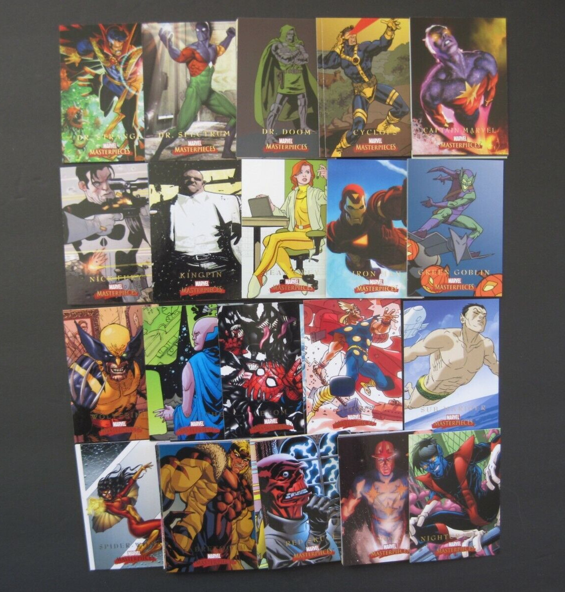 MARVEL MASTERPIECES CARDS Series 2 Your Pick of Singles Finish your Set 2008