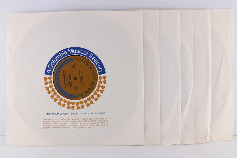 Nashville Goes Pop 1977 6x LP Record Box Set Columbia Musical Treasury 6P 6580 - Image 4 of 4