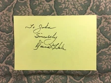 Diana Hale - The Glove - Get Smart - Planet of the Apes  - Autographed 1990