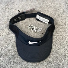 Nike Ace Swoosh Visor Golf/Tennis Adult Unisex Sizes Black FV5586-010