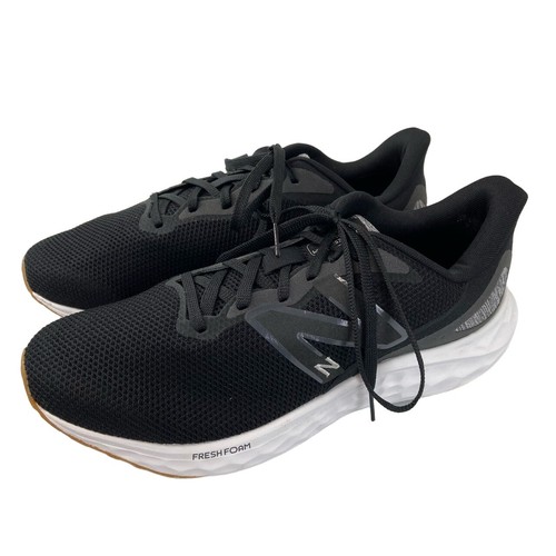 New Balance Mens Size 11.5 4E Wide Fresh Foam Arishi v4 Running Shoe Black Grey