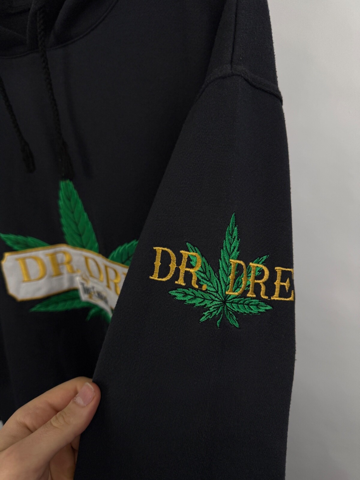 FILA ?? Felpa con cappuccio vintage anni 90 Dr Dre The Chronic Death Row Records taglia L colore nero