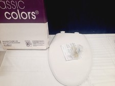 Bemis 1200SLOWT160 Elongated Toilet Seat Whisper-Close Euro White NICE