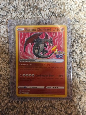 Radiant Charizard 011/078 Radiant Rare Pokemon GO Pokemon Holo Near Mint
