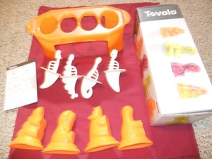 Tovolo Dino Ice Pop Molds Dishwasher Safe Set of 4 NEW! NIB Dinosaur