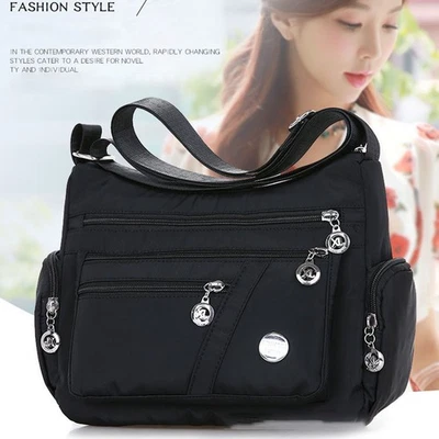 Damen Umhängetasche Große Kapazität Wasserdichte Mode Schultertasche Für Reise - Bild 1 von 4