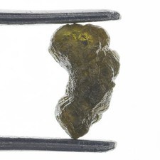 Raw Greenish Color 1.47 CT Rough Loose Natural Unique Diamond For Ring