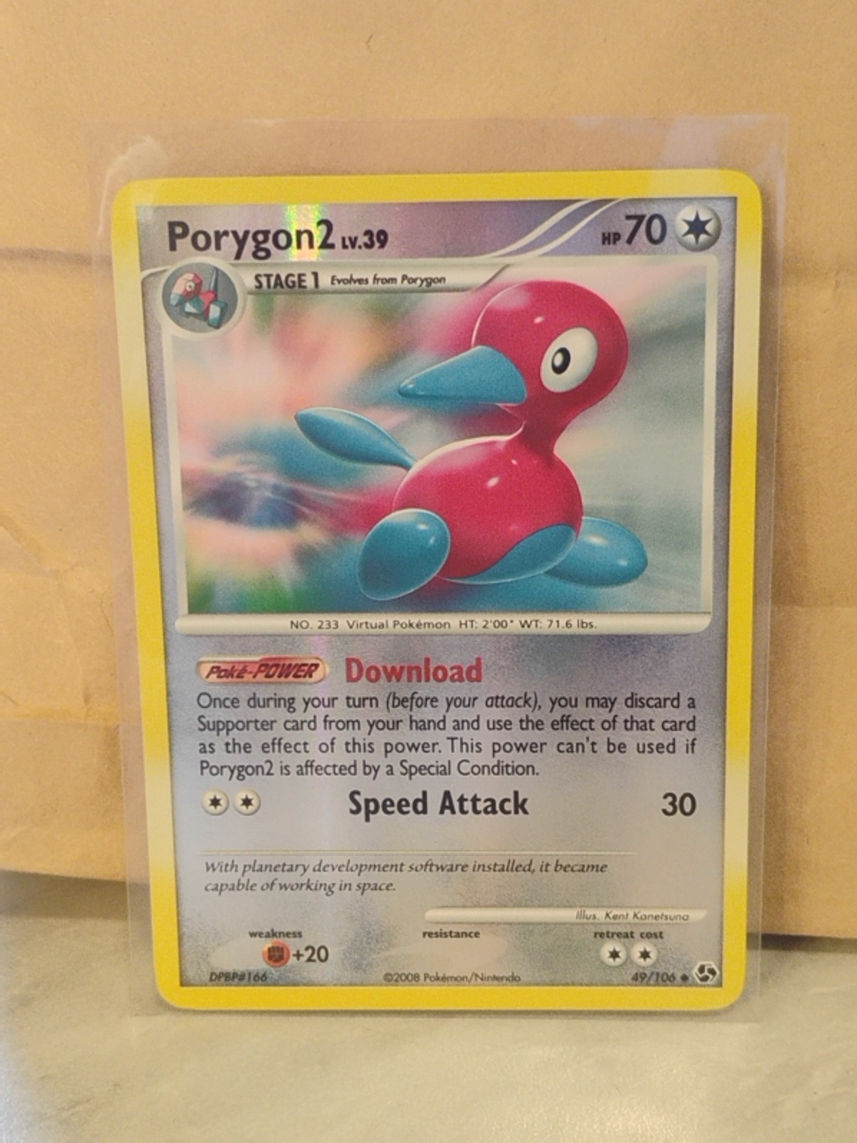 Porygon2 49/106 Great Encounters Reverse Holo Pokemon TCG
