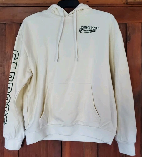 OFF WHITE Felpa con cappuccio Carrots By Anwar Carrots Homestead pullover uomo XS bianco sporco unisex nuova con etichette