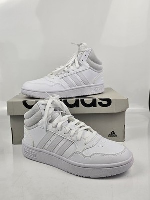 Adidas Hoops MID Women's White Synthetic Basketball Shoes US Size 6.5