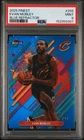2025 Topps Finest Basketball Blue Refractor Evan Mobley #255 PSA 9