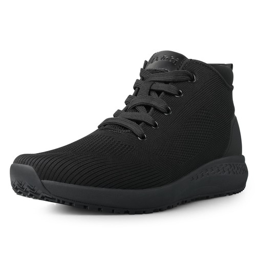 Non Slip Mens Boots Slip Resistant Work Shoes for Men Restaurant Food Service...