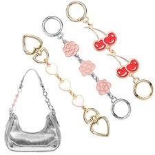3 PCS Purse Extender Chain, Bag Strap Extender Chain Gold, Purse Strap Replac...