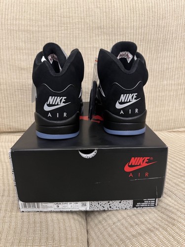 AIR JORDAN 5 RETRO OG BLACK METALLIC REIMAGINED GR. US 9 EU 42,5 UK 8 - NEU - Bild 4 von 9