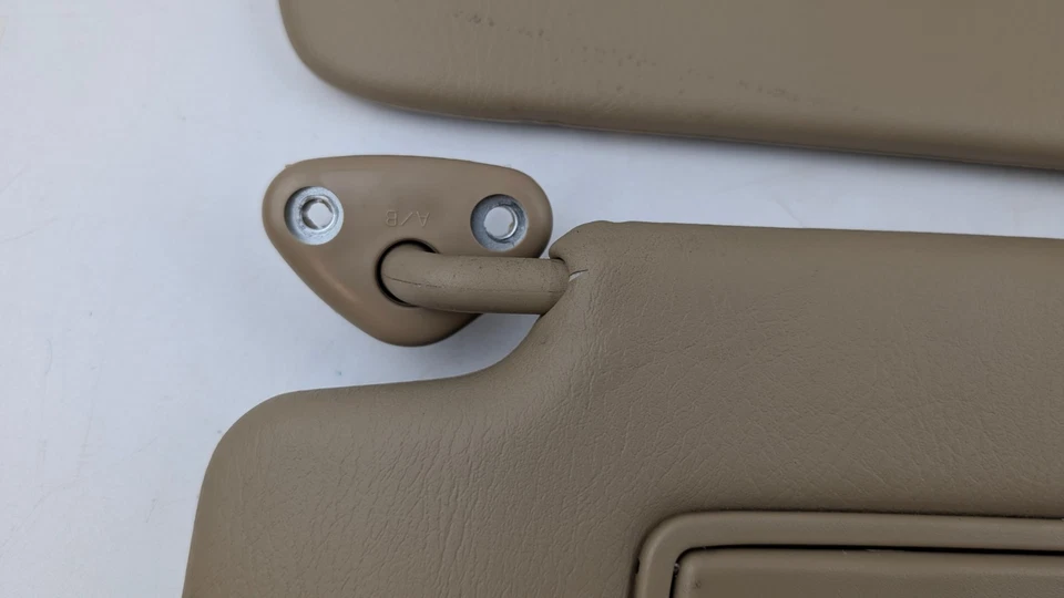 2005-2006 Honda CR-V Sunvisor Par de Viseira Solar Sombra Motorista Passageiro OEM Bronzeado - Imagem 4 de 4