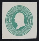 CKStamps: US Cut Square Stamps Collection Scott#U160 Unused H NG