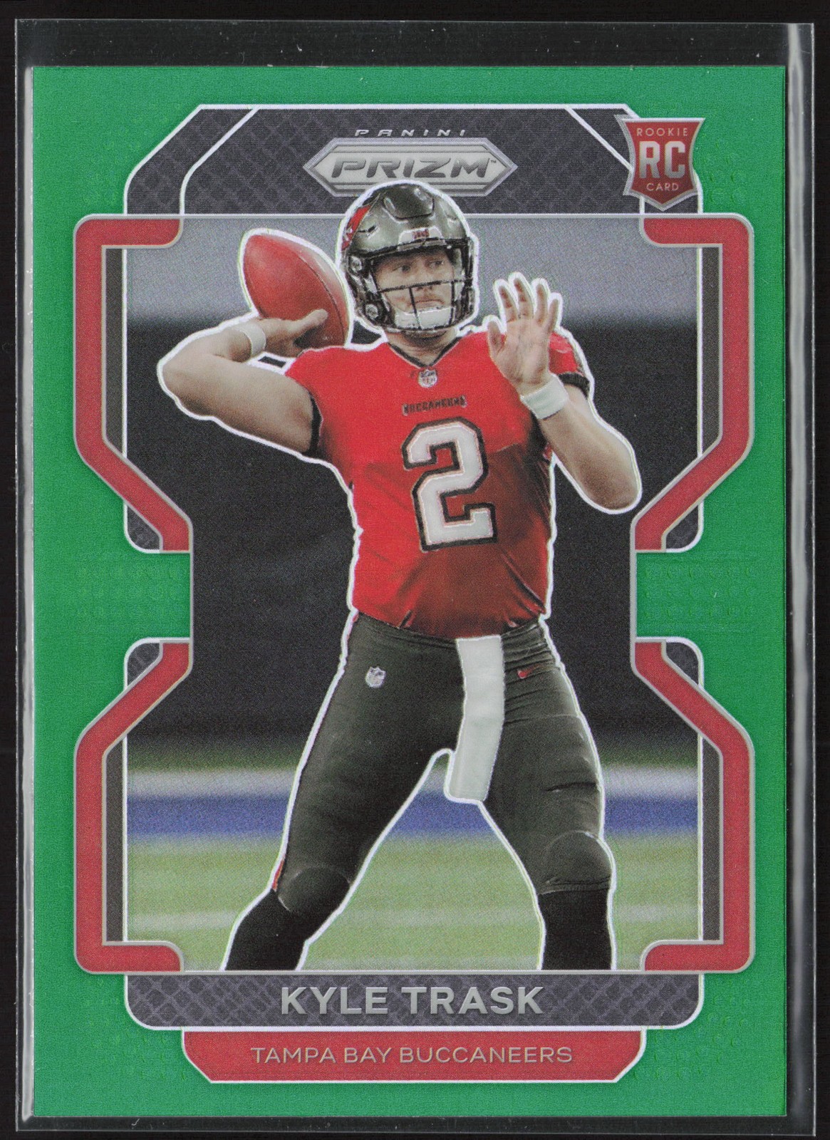 2021 Panini Prizm #339 Kyle Trask Green