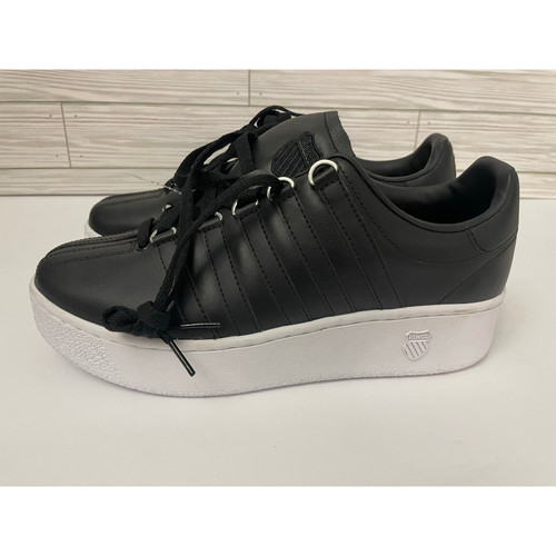 New with Tags K-Swiss Classic VN Platform Black/White Leather Women's Size 10