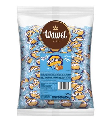 Wawel TOFFLAIRS MILKY - Toffee candies with Milk Filling Bag 1 KG / 35.3 oz
