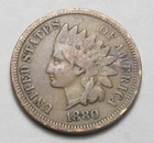 1880 INDIAN HEAD CENT,PARTIAL LIBERTY, VERY NICE COIN!!!!(A8)