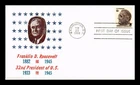 DR JIM STAMPS US COVER FRANKLIN D ROOSEVELT PROMINENT AMERICANS FDC KHOL KRAFT