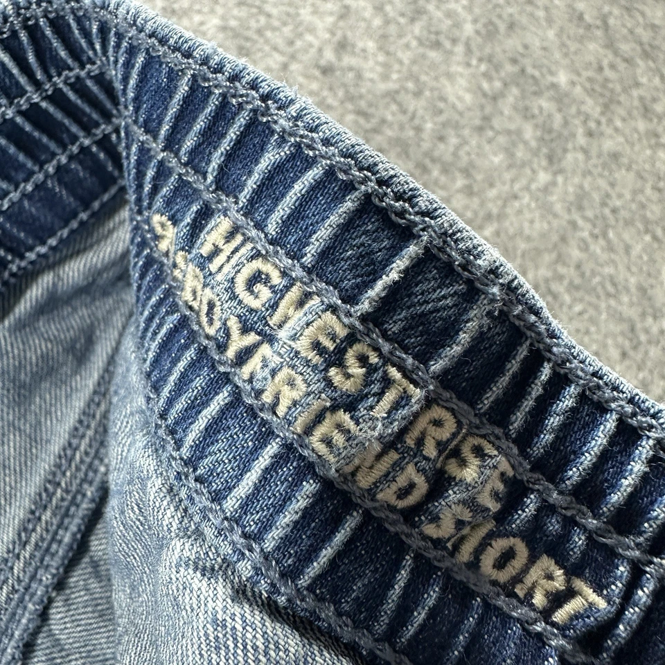 Шорты женские American Eagle размер 10 самая высокая посадка 90-е бойфренд гранж карго джинсы - Изображение 4 из 4