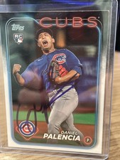 2024 Topps Series 1 - Daniel Palencia Auto #178 (RC) Chicago Cubs