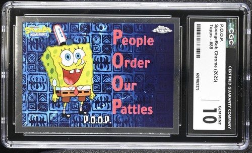 2025 SpongeBob Chrome #88 P.O.O.P. CGC 10
