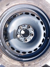 2 cerchi in ferro 15 Mercedes-Benz A Classe 2007 senza gomme