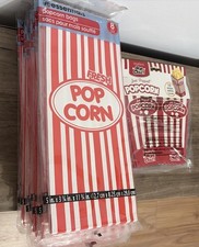 200 Popcorn Bags 25 x 8 piece Plus Bonus 10 Popcorn Boxes