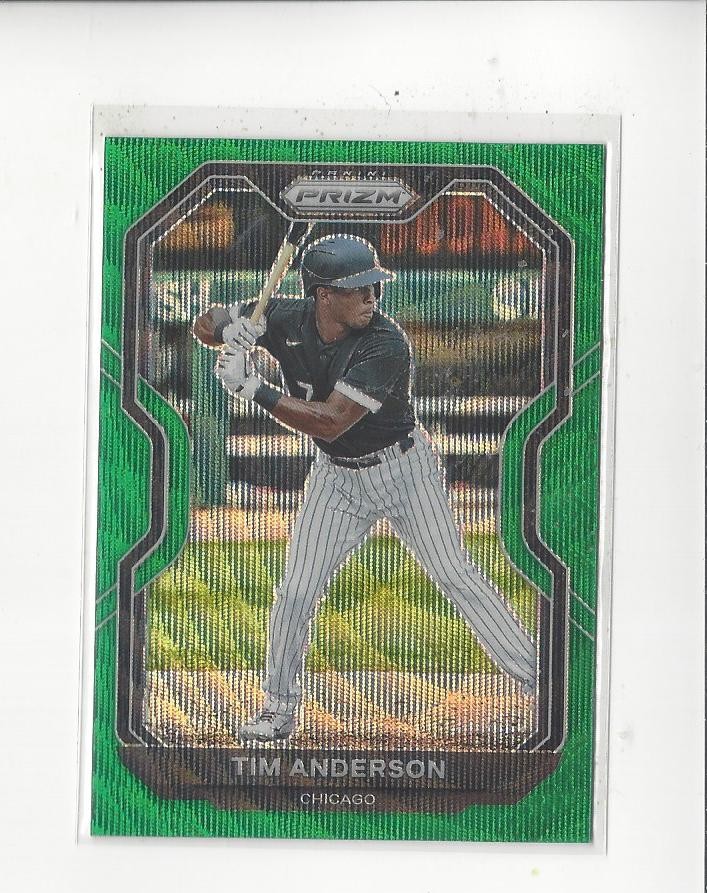 2021 Prizm Baseball Green Wave Prizms Singles - You Choose