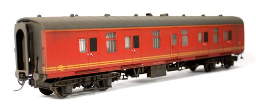 HELJAN SPUR 'O' 4956 BR ROYAL MAIL ROT 57' BG NCX VOLLBREMSWAGEN *VERWITTERT | Zustand: Used