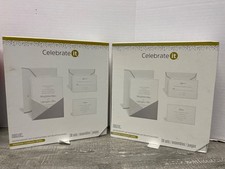 Celebrate It 2 Wedding Invitation Kits Set of 30 each box Invites Silver  White