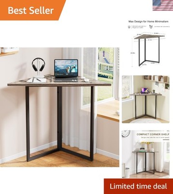 Corner Desk,Office Tables for Living Room for Small Space Triangle Computer D...