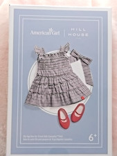 American Girl Doll  Samantha Dress Hill House Ellie Nap Shoe 18" Doll Clothes