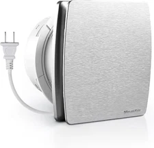 4 Inch Exhaust Fan – 1.5 Sones, Quiet Wall Mount Bathroom Exhaust Fan