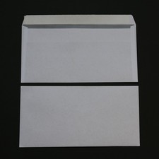 500 szt. kopert DIN długie bez okna 110 x 220 mm białe torby wysyłkowe HK