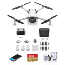 DJI Mini 3 Drone Fly More Combo with RC Remote Controller Bundle with 64GB micro