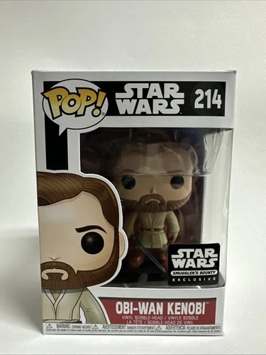 Funko Pop Star Wars Obi-Wan Kenobi 214 Smuggler's Bounty Vinyl Figure W/ PP