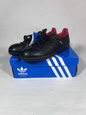 Adidas Samba 80 Select  Gator Print Mens 9.5 677588 BLACK/METGOL/RED  RARE   